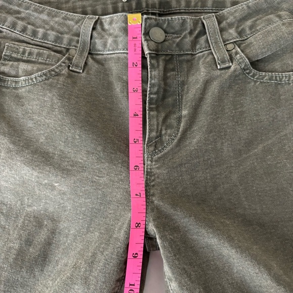 Vince Crop Skinny Ankle Jean Olive Green Size 27 - Picture 12 of 15